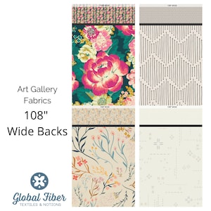 Art Gallery Fabrics 108&quot; Wide Back prints for quilt backing