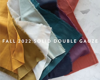 Double Gauze, Birch Fabrics, Organic Cotton, Fall 2022 Collection