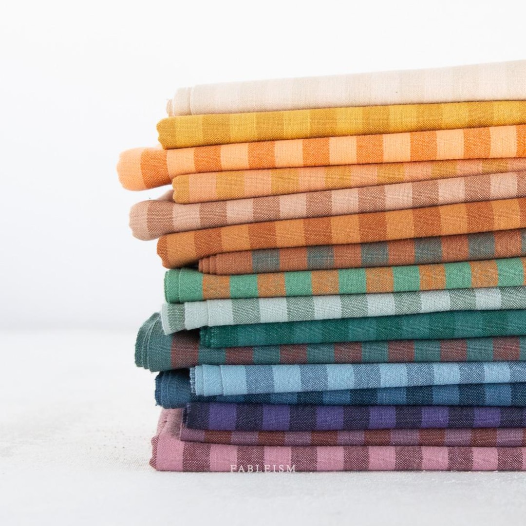 Sun Stripe Cotton Fabric by Fableism: Quilting & Garments - Etsy
