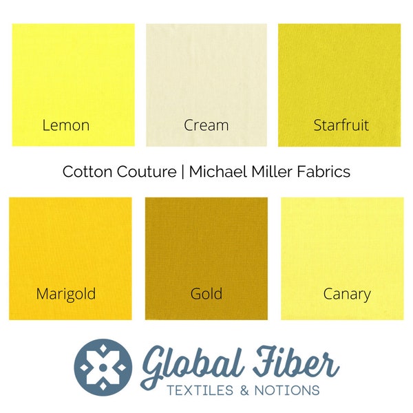 Cotton Couture - Michael Miller Solid - Yellows and Golds