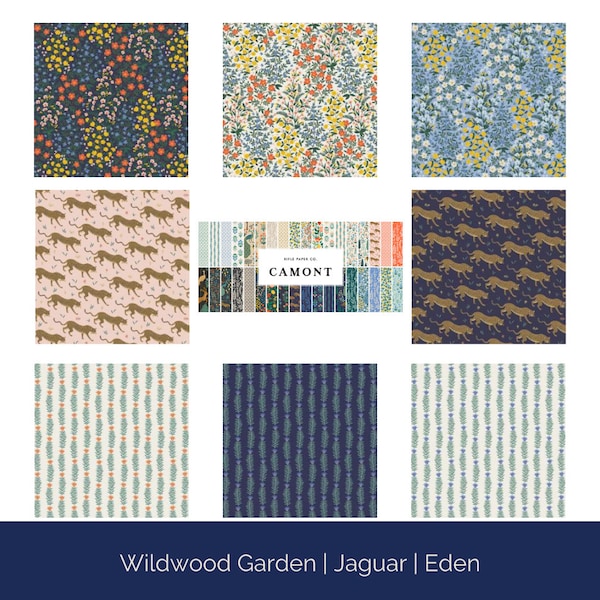 Camont Collection by Rifle Paper Co. | Wildwood Garden/Eden/Jaguar  | Listing 3 of 6 (See additional listings for more options)