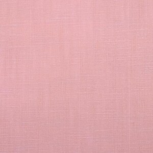 May include: A solid pink fabric with a subtle woven texture.