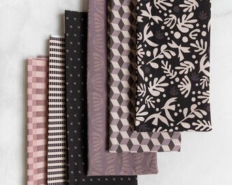 Suzy Quilts Duval Collection: Modern Cotton Fabric, Haze Colorway