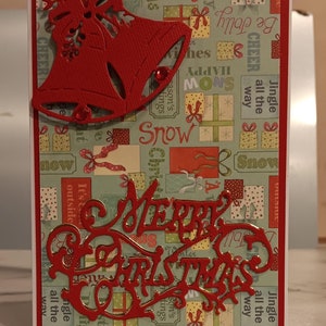 Biglietto di auguri di Buon Natale fatto a mano A6