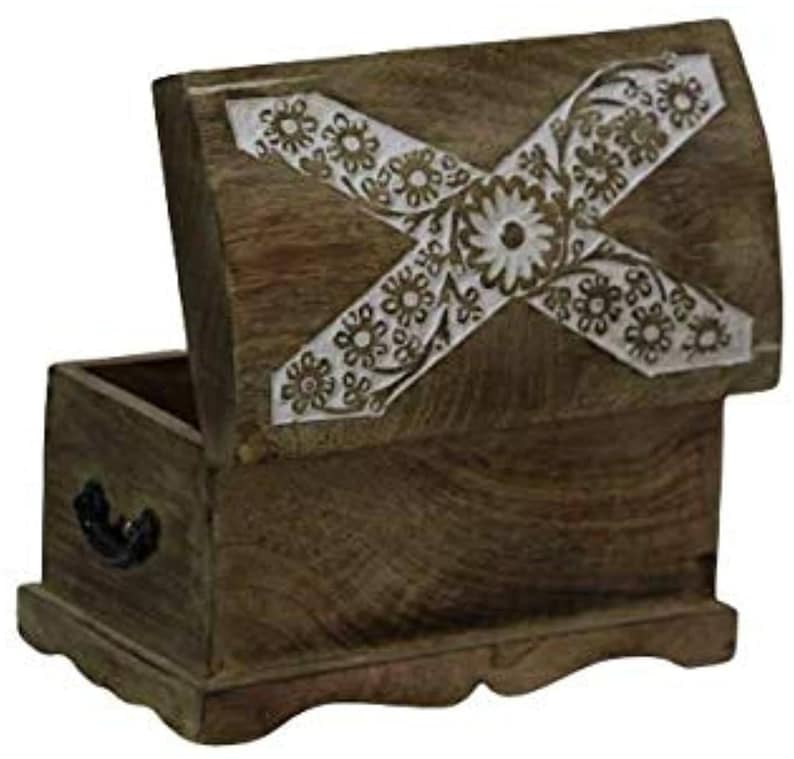 Indian favorite Handmade online shopping Wooden Box Carved