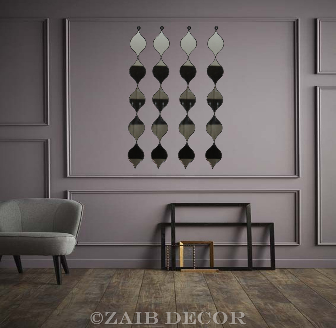 Panneau de Décor Mur Conception Vague Forgée | Prix Mentionné Est Pièce Simple