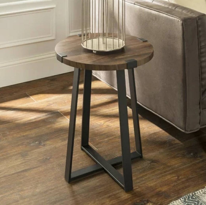 Indian Handmade Wooden and Iron Table Etsy