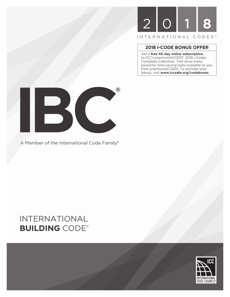 2018 International Building Code ICC IBC | Etsy