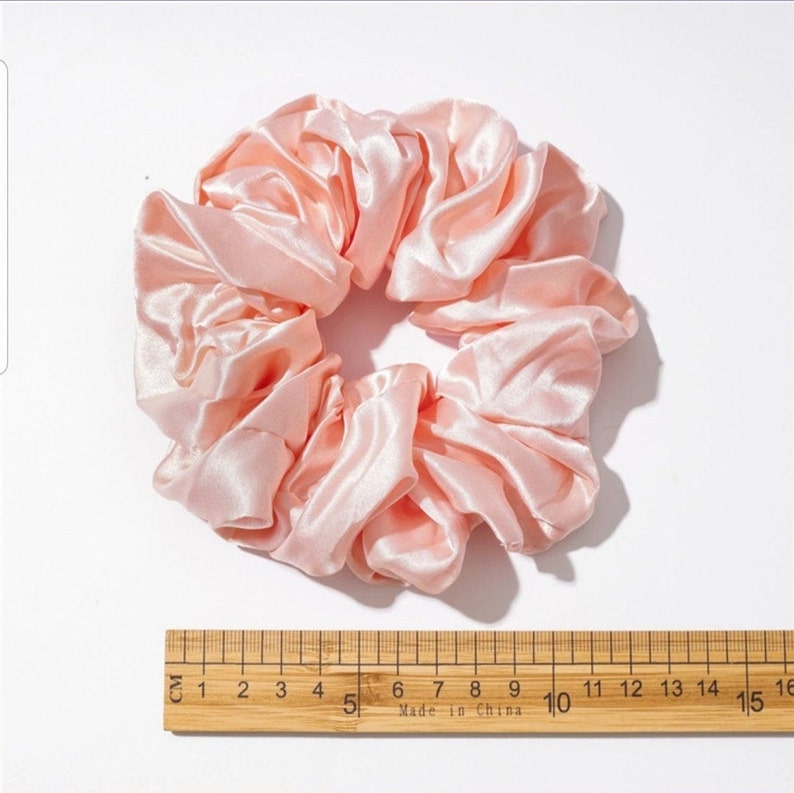 Silk Scrunchie Silk Scrunchie Silk Hair Womens Hair Scrunchies, Satin Scrunchies Pink