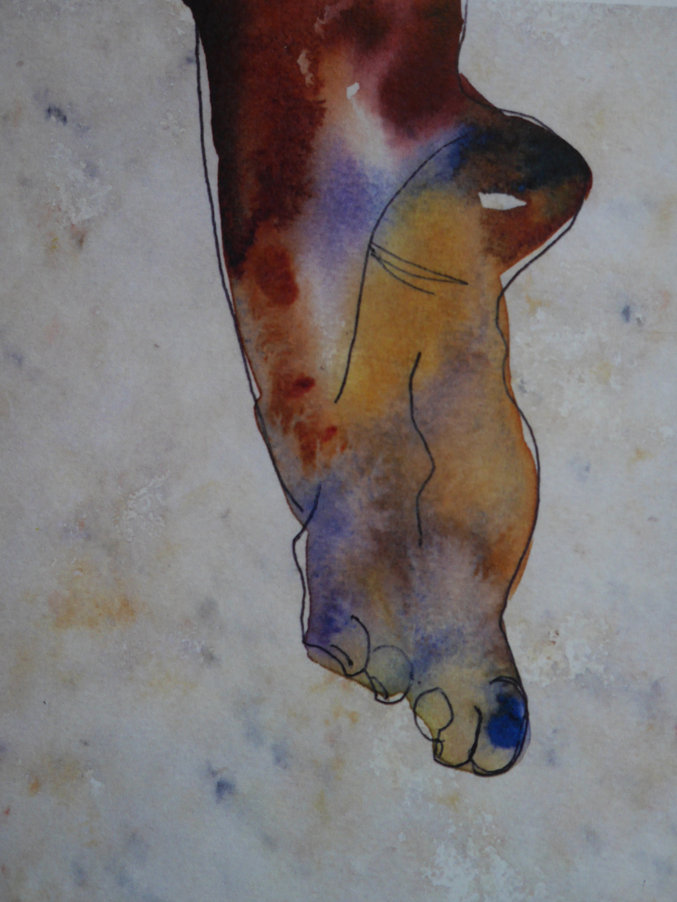 FOT / FOOT - A4 Print of Akvarel - Etsy, image size:2253x3000