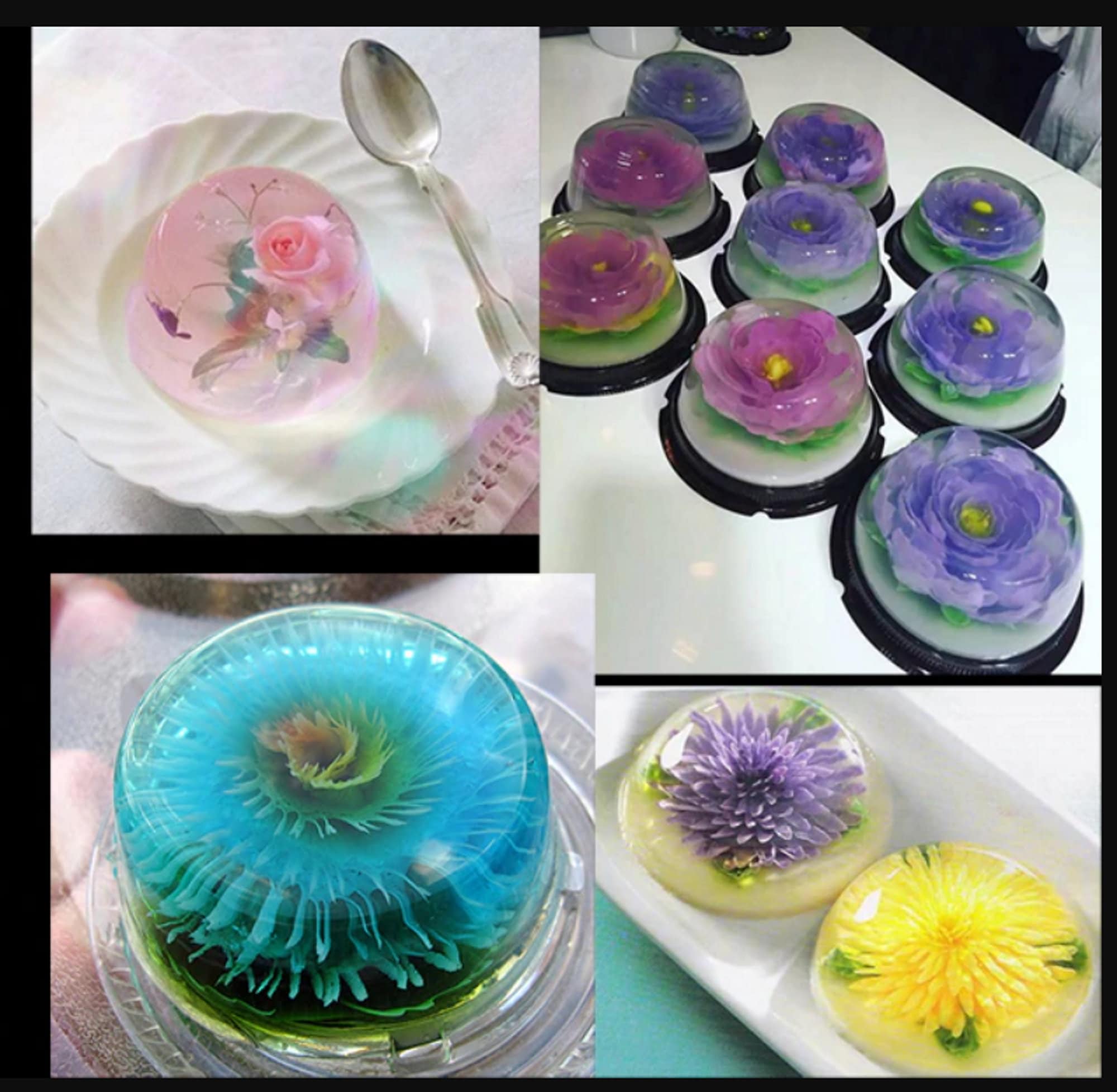 New 10 pcs/set 3D jelly art tools and 1 pieces syringes jelly Etsy