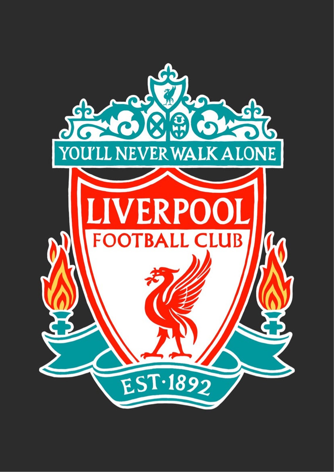 Liverpool FC Framed Print Etsy