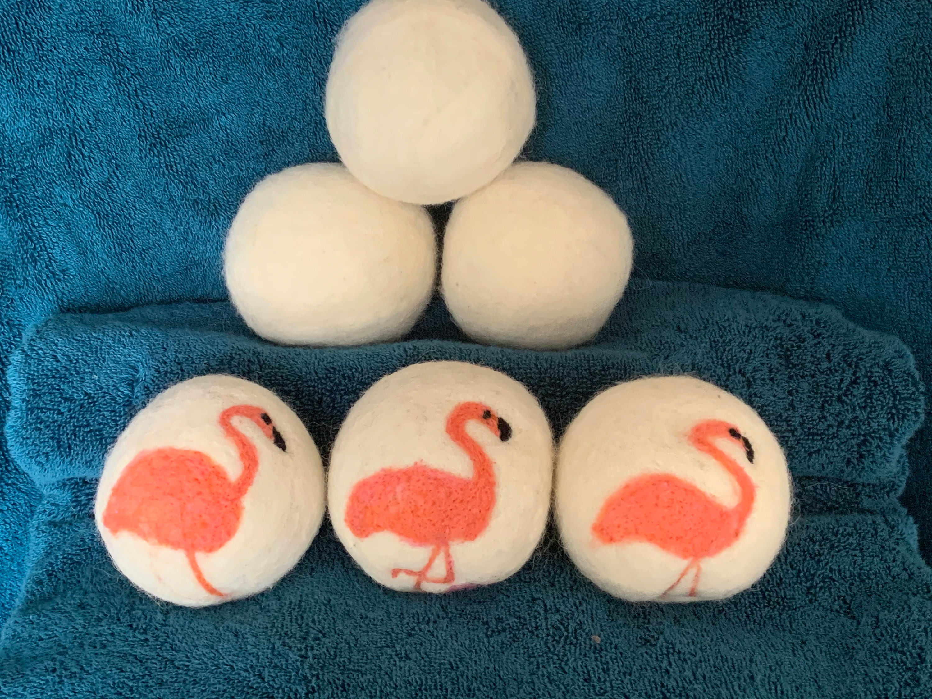 Boules de sèchelinge en laine Etsy