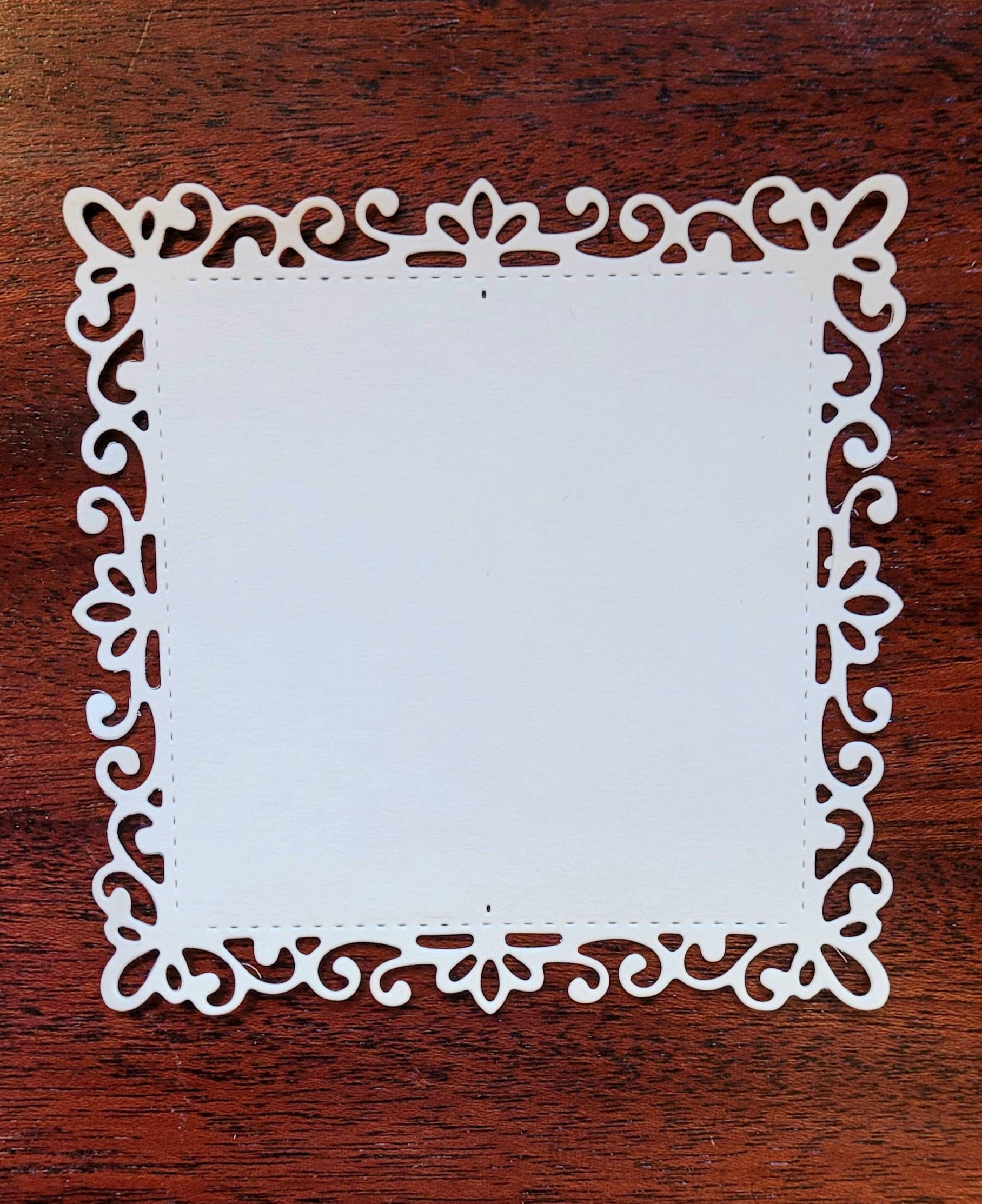 Die Cut Frames, White Cardstock, Junk Journal Supplies, Paper Ephemera