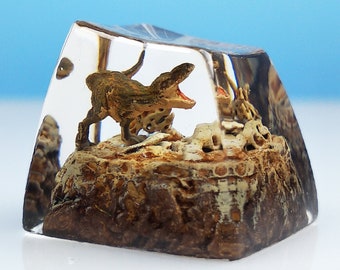 Dino Run Dinosaur Game Chrome Running T-rex Inspired Resin 