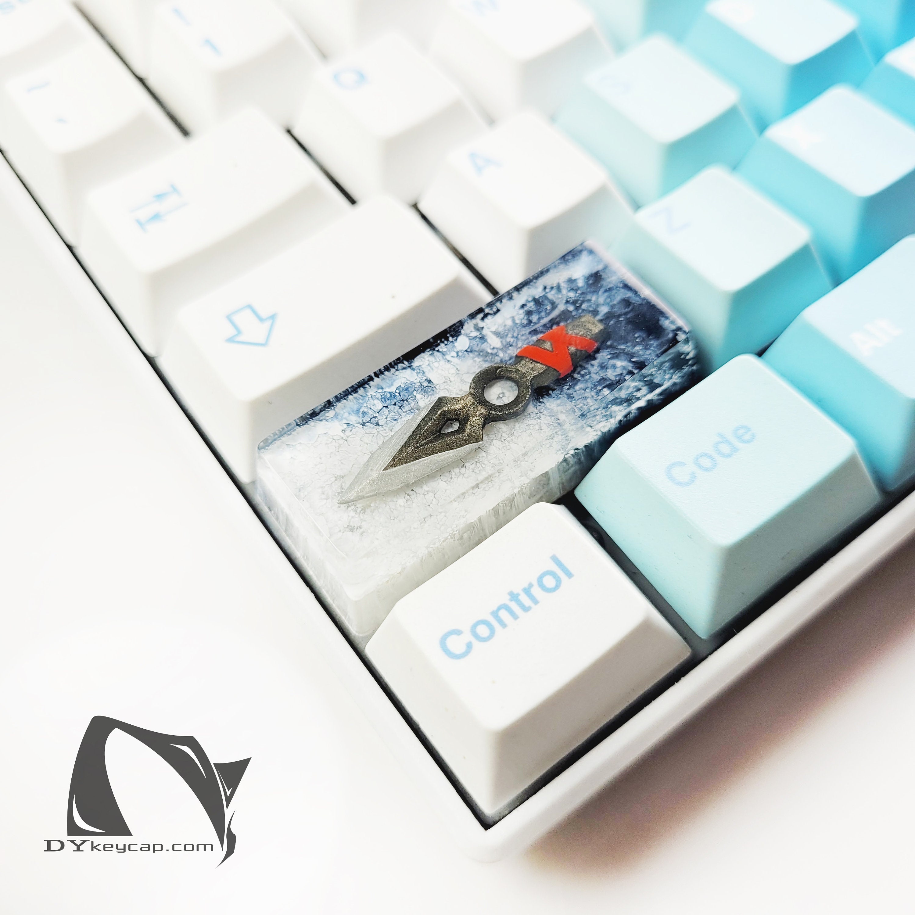 Valorant Jett knife keycap, Enter/ Shift 2.25U, keycap artisan