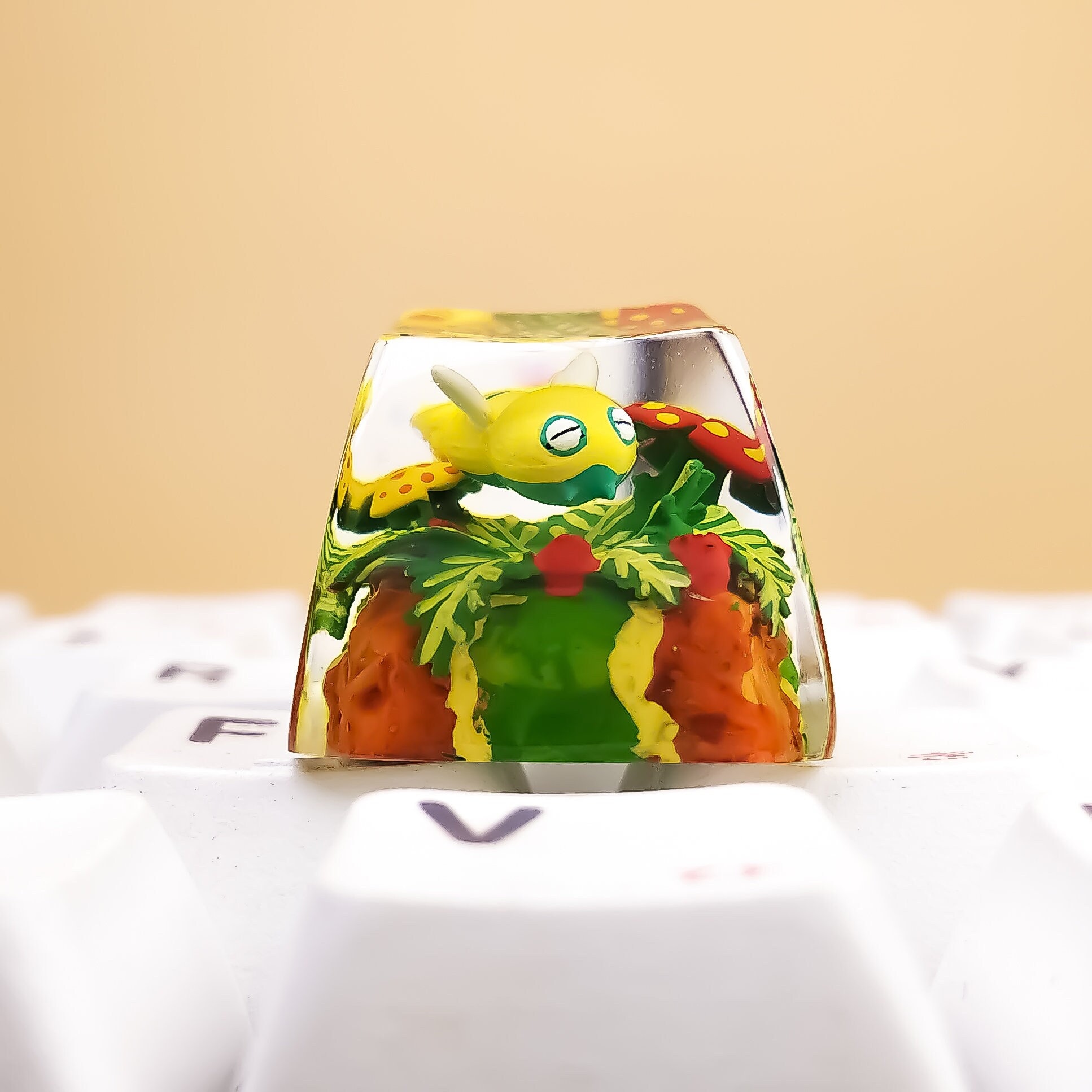 Raikou Pokemon artisan keycap - Hirosart