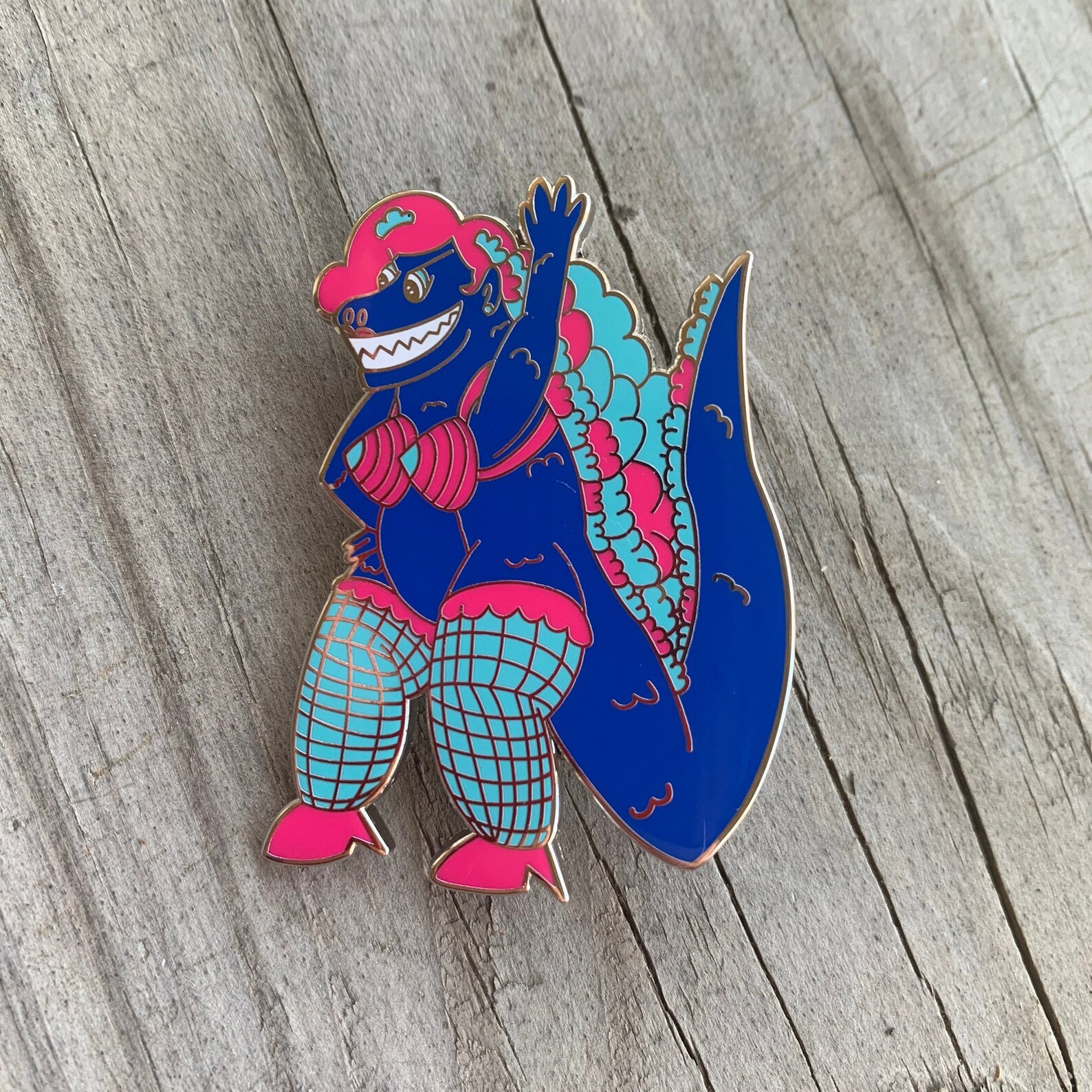 Sexyzilla Godzilla Enamel Pin | Etsy