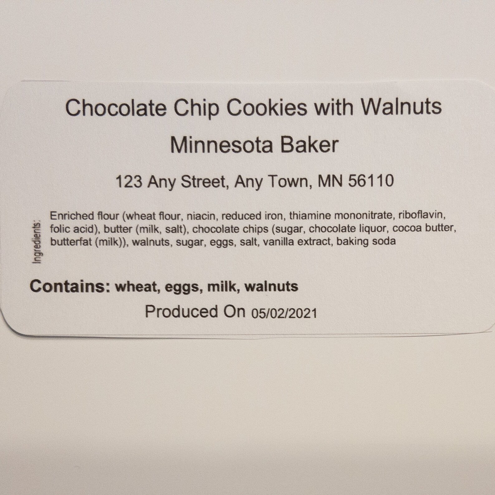 Editable Minnesota Cottage Food Business Label Template Etsy