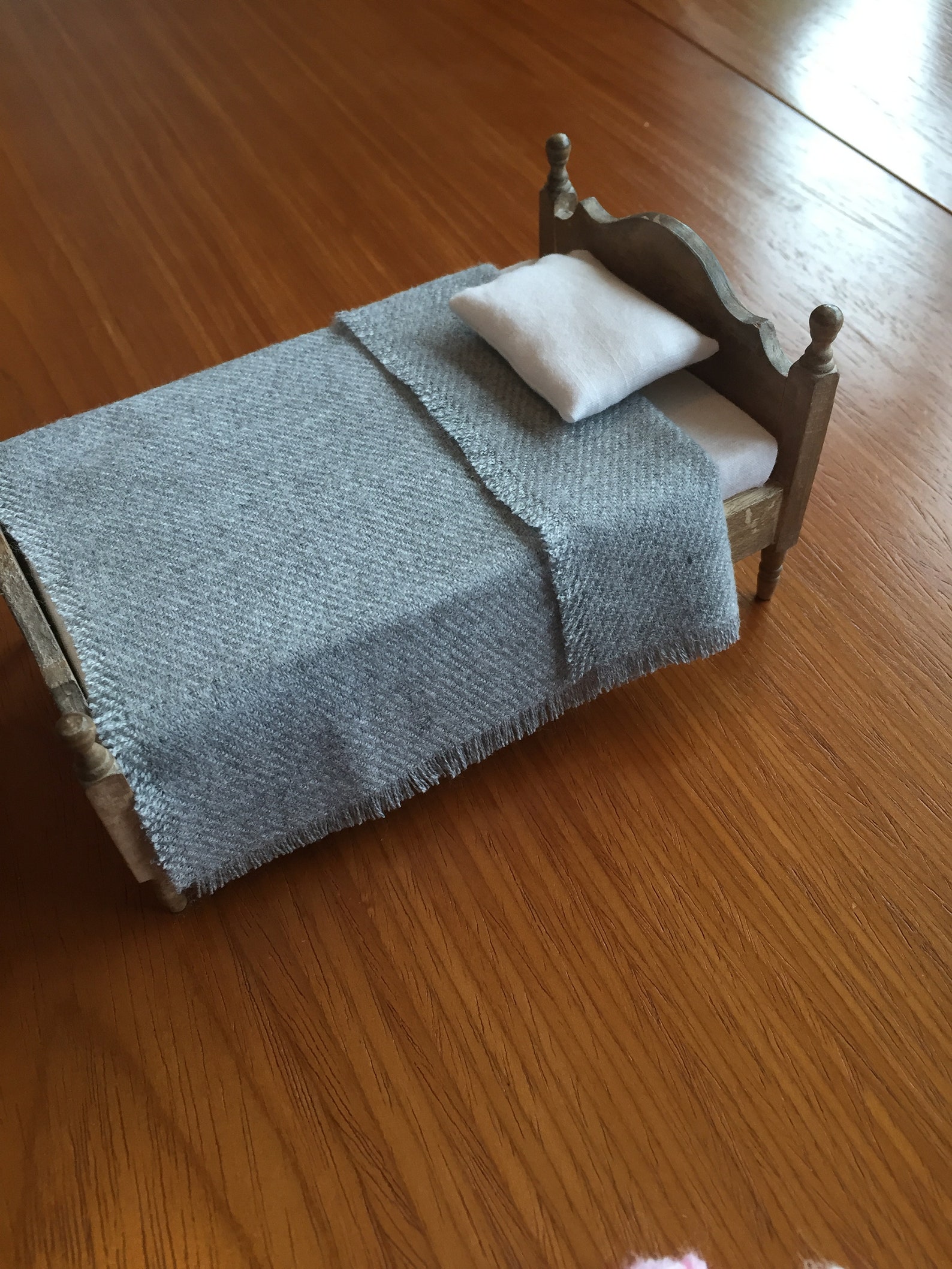 Miniature Blanket Dollshouse Blanket for Single or Double Bed Etsy
