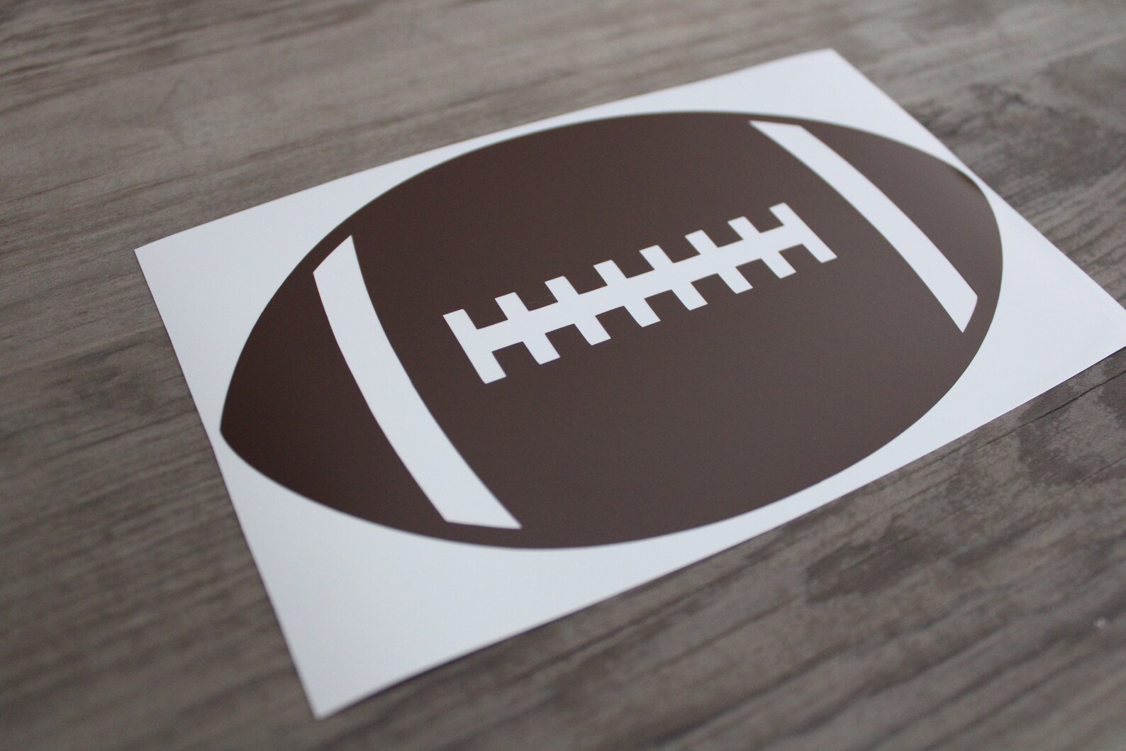 Football Car Decal Sports Stickers Auto Accessories Etsy