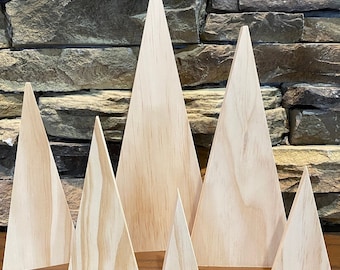Wood Trees, Craft Trees, DIY Trees, Christmas Tree, Tree Shapes, Tree Cutouts, Tree, Wood Triangle, DIY Triangle, Triangle Shapes