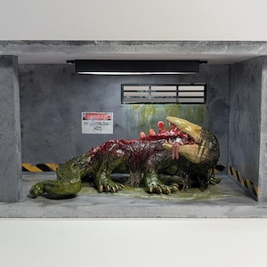 SCP-682 Mini diorama e cella di contenimento