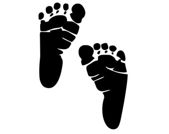 Download Baby Footprint Svg Etsy