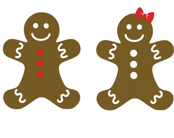 Download Gingerbread Girl Svg Etsy
