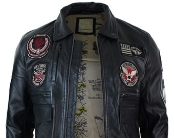 us air force jacket leather