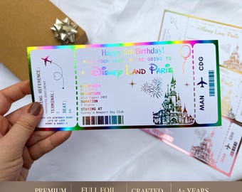 Disneyland Paris Ticket Scratch Card: Surprise Holiday Reveal