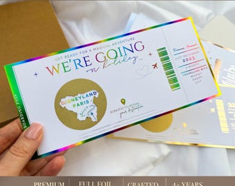 Scratch to Reveal Disneyland Paris/Florida Trip: Surprise Boarding Pass