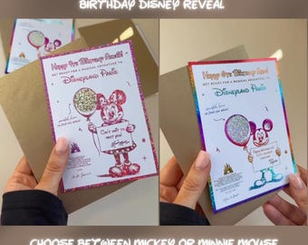 Disneyland Paris Reveal Scratch Card: Personalized Golden Ticket
