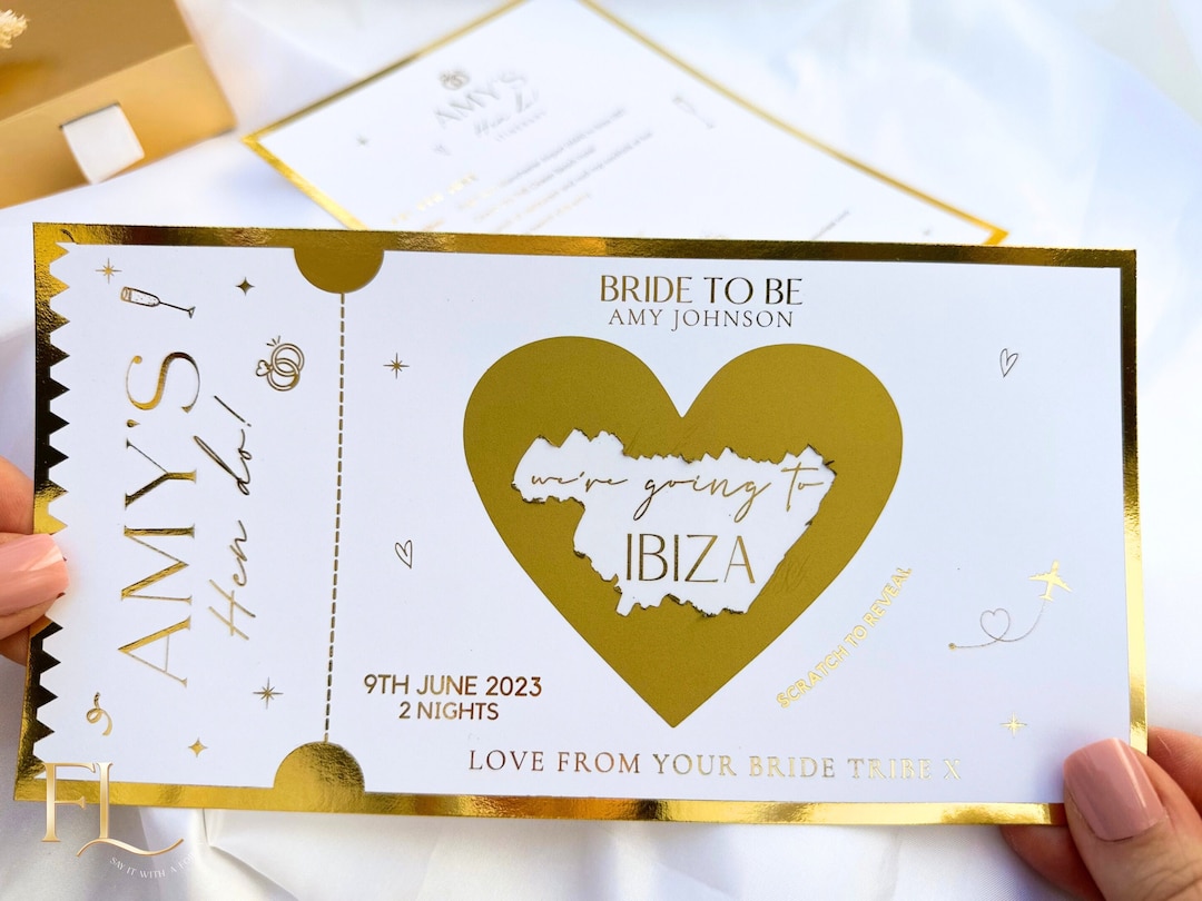 Hen Do Invite for Bride Boarding Pass Itinerary and Hen Do Details Hen Do Invite for Bride Boarding Pass Itinerary and Hen Do Details