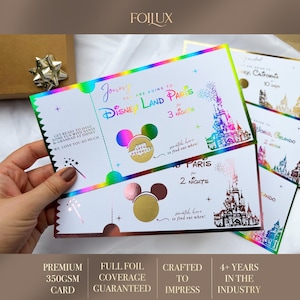 Biglietto Disneyland Paris, Gratta e Vinci, Annuncio viaggio Disney, Gratta e Scopri, Disneyland Paris, Rivelazione delle Feste, Regalo Viaggio Compleanno