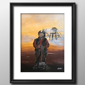 Welsh Coal Miner Art Print: Signed Limited Edition
