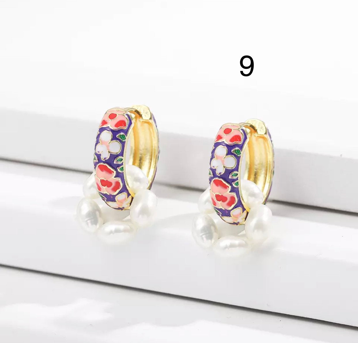 Vintage Statement Earrings Pearl Earrings Vintage Earrings Etsy UK