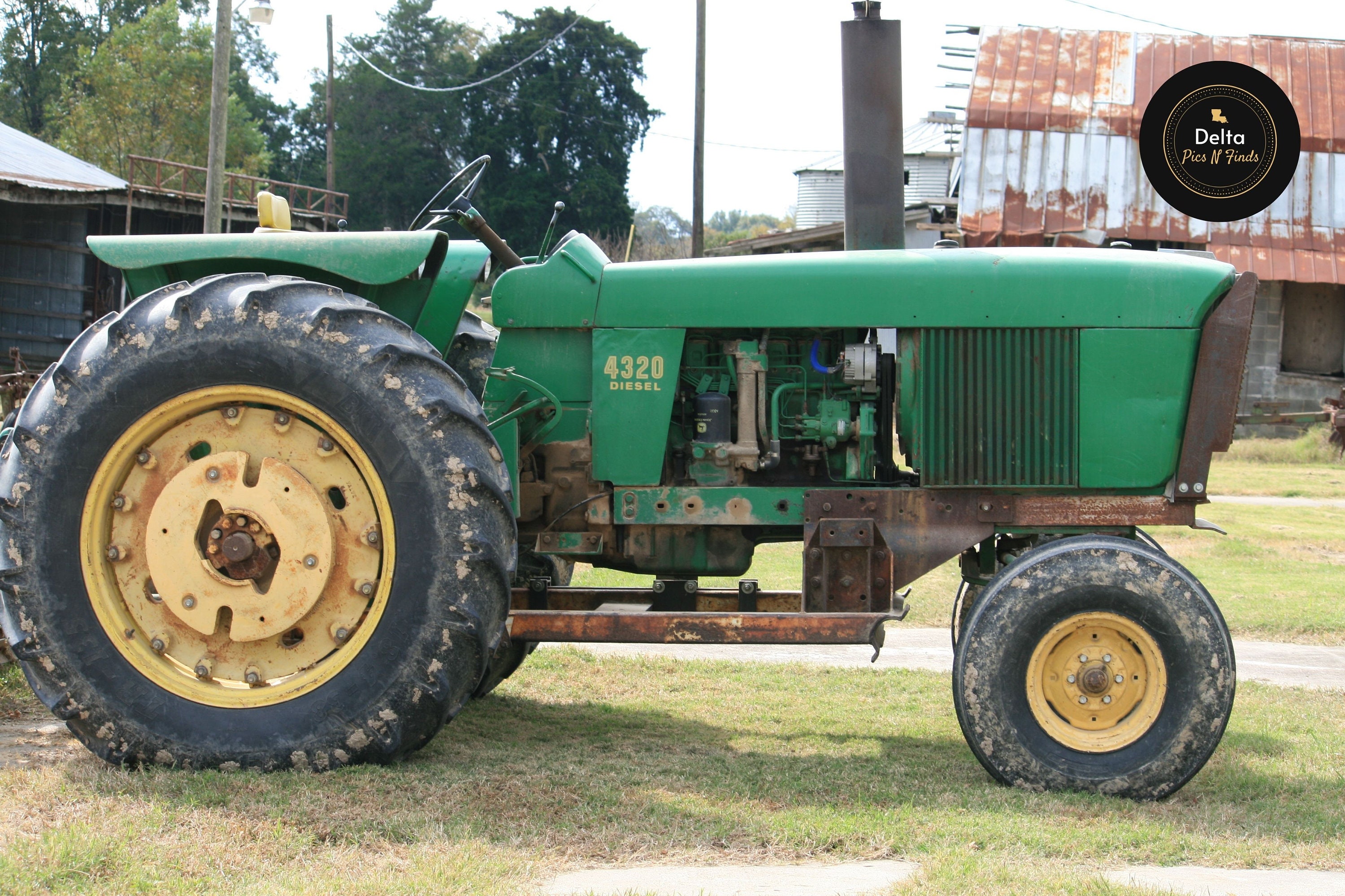 John Deere Green Tractor | Etsy