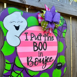 DOOR HANGER | Ghost Door Hanger | Halloween  Decor | Halloween Door Hanger | Halloween | Ghost | Fall
