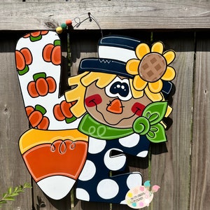 Percha de puerta, accesorio, percha de puerta de espantapájaros, percha de puerta de otoño, percha de puerta de otoño, percha de puerta de maíz dulce