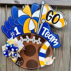 Door Hanger | Football Door Hanger | Football | Fall Door Hanger | Fall | Sports Door Hanger