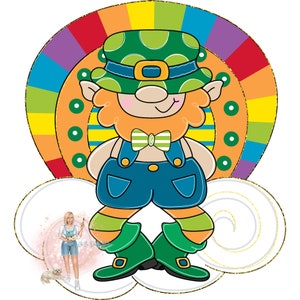 TEMPLATE | Door Hanger Template | Leprechaun Template | St Patty’s Template | Leprechaun | St Patty’s Day