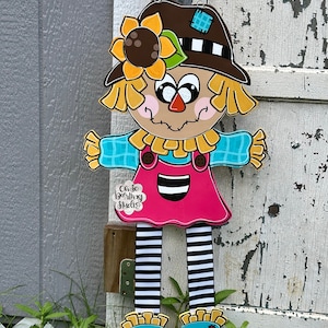 Percha de puerta, accesorio, percha de puerta de espantapájaros, percha de puerta de otoño, percha de puerta de otoño, espantapájaros de pierna de cinta