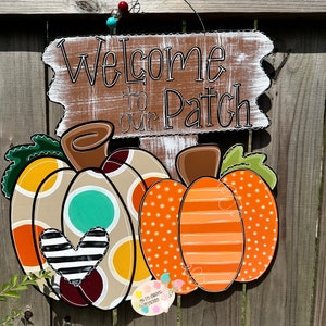 Door Hanger, Attachment, Pumpkin Door Hanger, Pumpkin Patch Door Hanger, Pumpkin Attachment, Pumpkin Patch Attachment