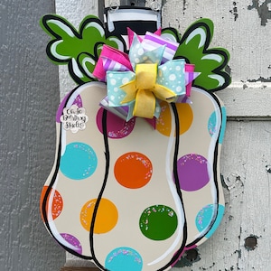 Door Hanger, Pumpkin Door Hanger, Fall Door Hanger, Colorful Pumpkin Door Hanger, Pumpkin Sign, Pumpkin Decor