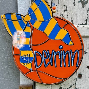 Door Hanger, Attachment, Basketball Door Hanger, Sport Door Hanger, Basketball