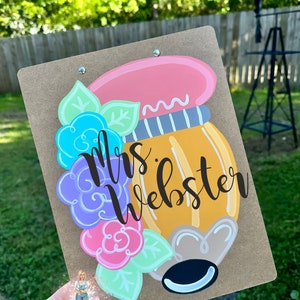 Clipboard | Teacher Clipboard | Painted Clipboard | Teacher Appreciation Gift | Teacher | Gift | Personalized Gift | Pencil Clipboard