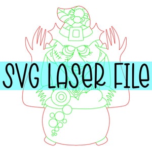 Witch Door Hanger SVG: Spooky Halloween Cut File (Digital Download)