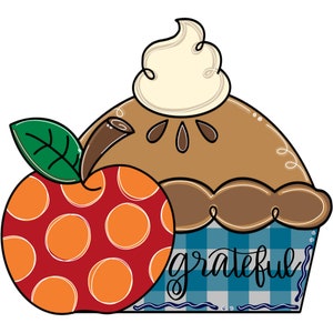Fall Apple Pie Door Hanger Template (Digital Download)
