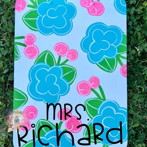 Clipboard | Teacher Clipboard | Painted Clipboard | Teacher Appreciation Gift | Teacher | Gift | Floral Clipboard | Personalized Gift